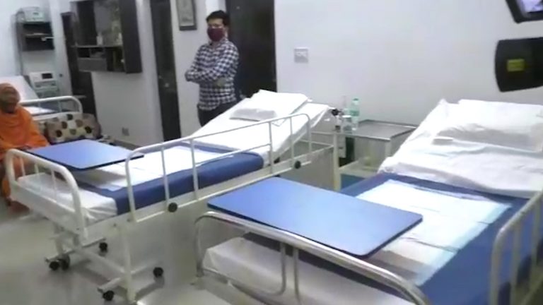 মাতৃ মিশন ও আদ্যা মন্দিরের সন্ন্যাসীদের উদ্যোগ,নদীয়ায় কোভিড হাসপাতাল।