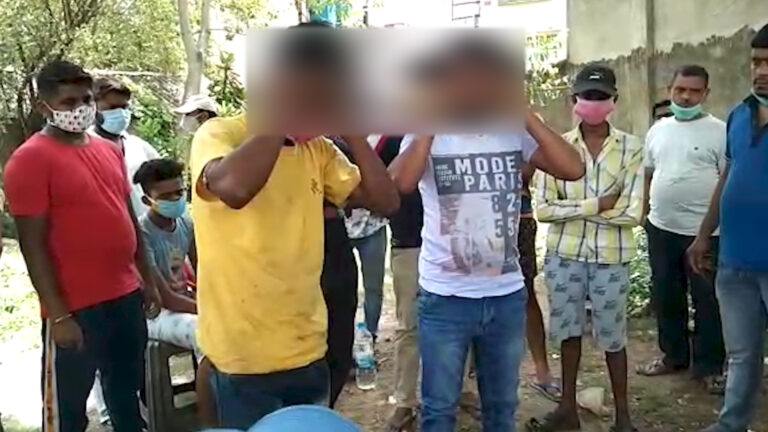 বর্ধমানে বিজেপি কর্মীদের কান ধরে উঠবস করালেন তৃণমূল নেতা অশোক মন্ডল।