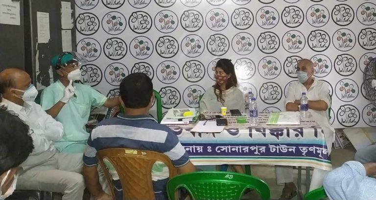 বিধায়ক নির্বাচিত হয়েই কোভিড মোকাবিলার কাজে নবনির্বাচিত বিধায়ক লাভলী মৈত্র।