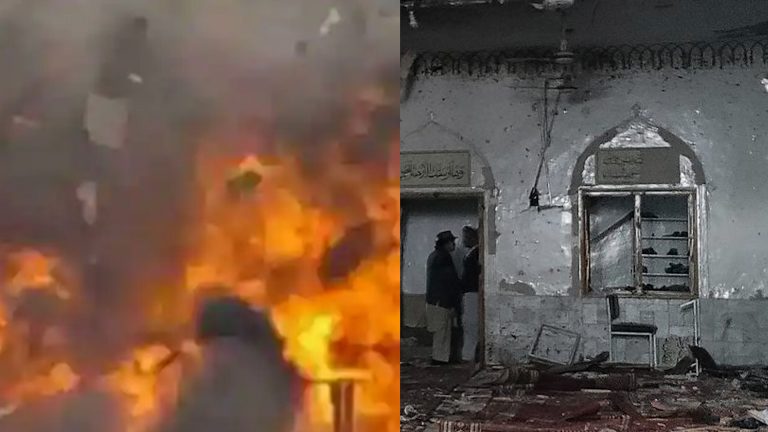 পাকিস্তানের মসজিদে ভয়াবহ বোমা বিস্ফোরণ।