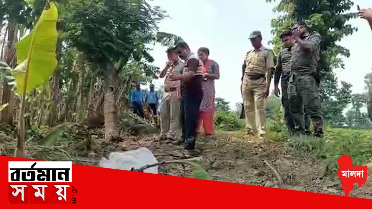 তৃণমূল পরিচালিত পঞ্চায়েত অফিসের পেছনের কলাবাগন থেকে বোমা উদ্ধার ঘিরে চাঞ্চল্য