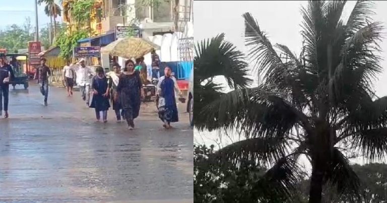 ‘অশনি’ সংকেত, রাজ্যের জেলায় জেলায় সকাল থেকে ভারী বৃষ্টিপাত।