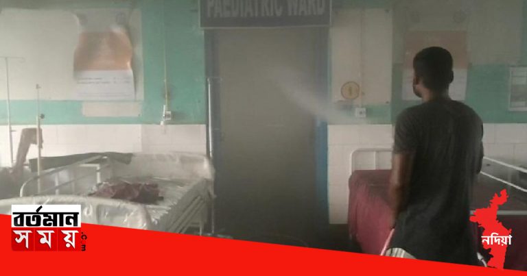 তেহট্ট হাসপাতালে ভোররাতে স্টোররুমে অগ্নিকান্ড।