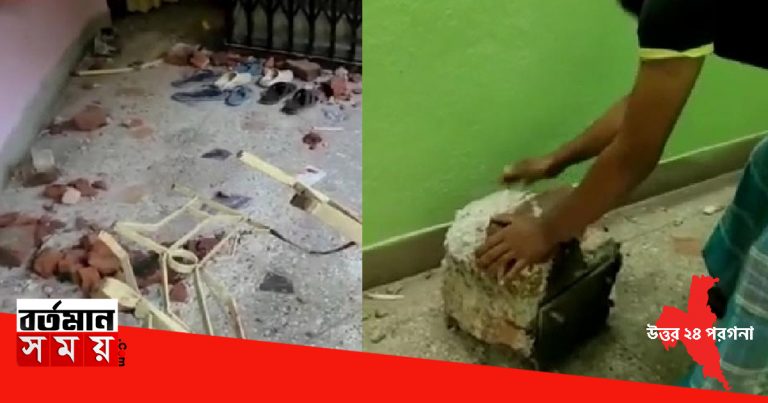 ভয়াবহ দুর্ঘটনার হাত থেকে বাঁচল টিটাগড়ের ওল্ড ক্যালকাটা রোডের মানুষ।