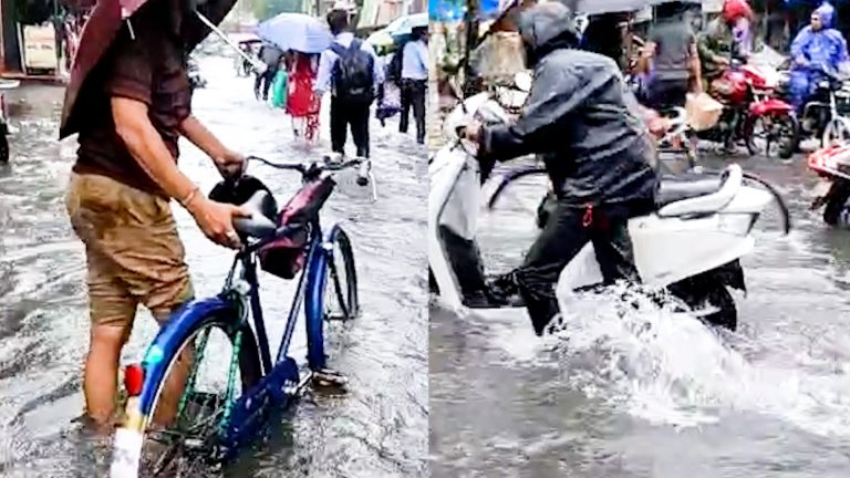 জলের তলায় শিলিগুড়ির রাস্তা, ভোগান্তি সাধারণ মানুষের