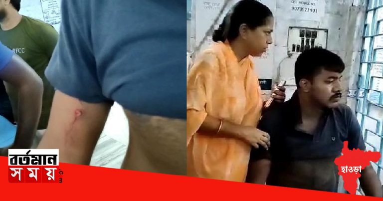 হাওড়ায় ফের শ‍্যুটআউট,অল্পের জ‍ন‍্য প্রাণ রক্ষা যুবকের।