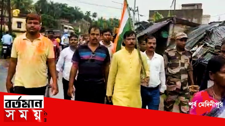 দ্রৌপদী মুর্মুর জয়ের পর পূর্ব মেদিনীপুরে বিজেপি-এর অভিনন্দন যাত্রা