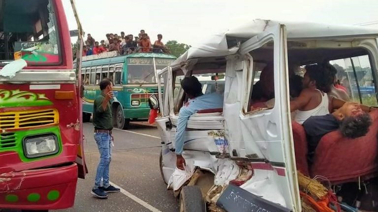 সমাবেশ থেকে ফেরার পথে হুগলির গুড়াপে দুর্ঘটনা