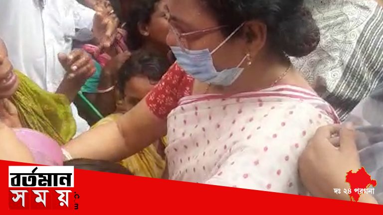 ক্যানিংয়ে নিহতের পরিবারের সঙ্গে দেখা করলেন তৃণমূলের প্রতিনিধি দল