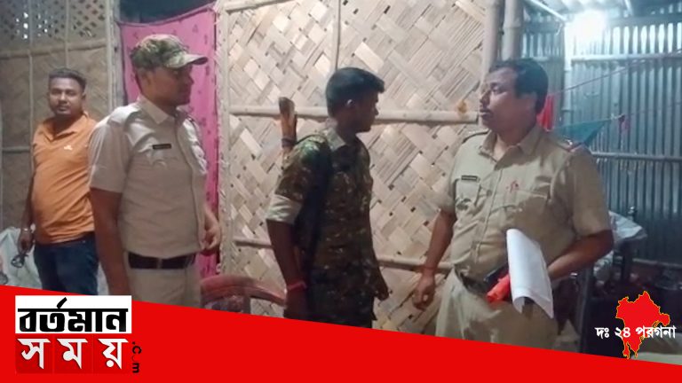 বাসন্তীতে বোমা উদ্ধার কেন্দ্র করে উত্তেজনা।