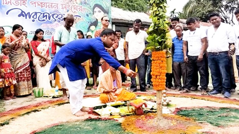 এ বছর ৫১ তম বর্ষে দুর্গাপূজার খুঁটি পূজা অনুষ্ঠিত হয়।