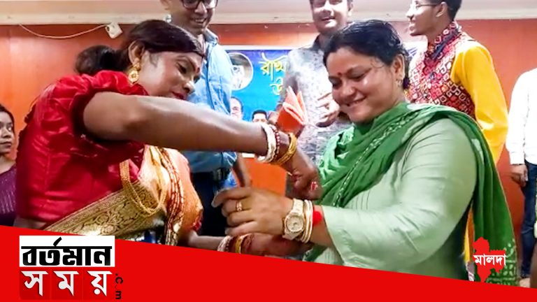 বৃহন্নলনাদের রাখি পড়ালেন, জেলা তৃণমূল যুব কংগ্রেসের একাংশ