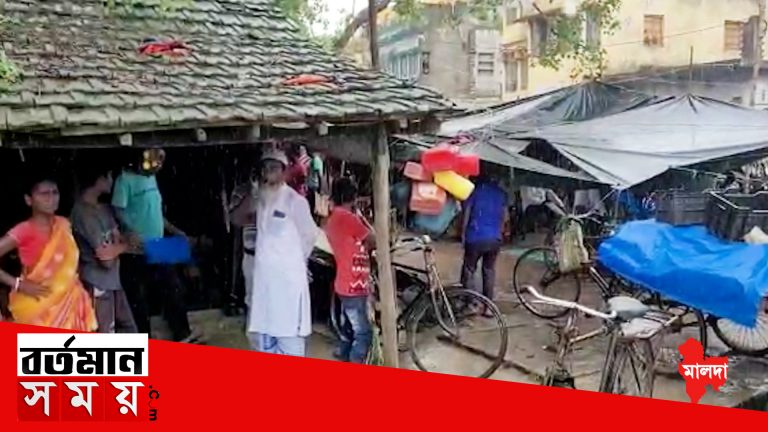 দীর্ঘদিন বৃষ্টির পর স্বস্তিতে মালদাবাসী, তবে বৃষ্টির প্রভাব পড়লো হাঁটের কেনা-বেচাতে