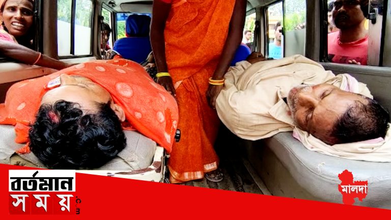 বাবা ও ছেলের মর্মান্তিক পথ দুর্ঘটনায় মৃত্যু মালদহের রতুয়ায়