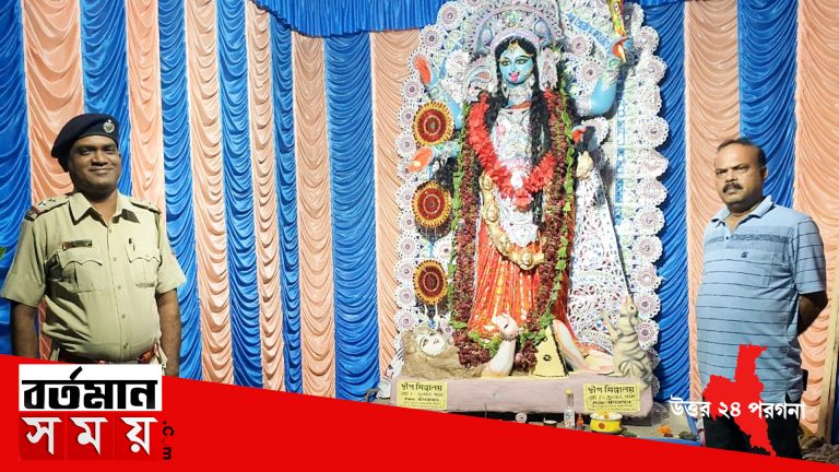শিবদাসপুর থানায় প্রথম কালীপুজো।