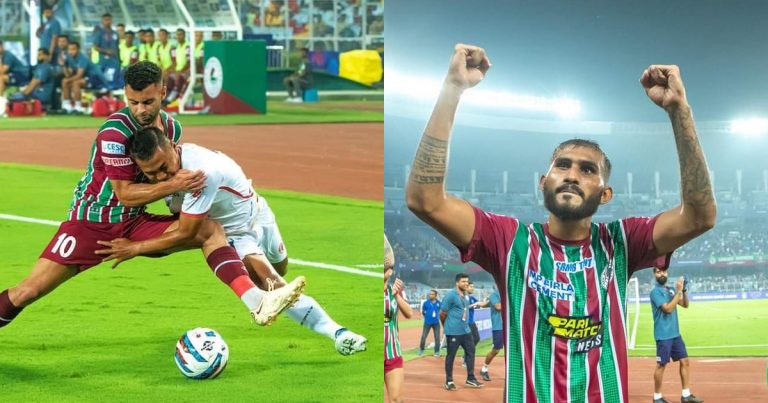 কলকাতার বুকে আইএসএলের প্রথম ডার্বি,এবারেও শেষ হাসি হাসলো সবুজ-মেরুন।