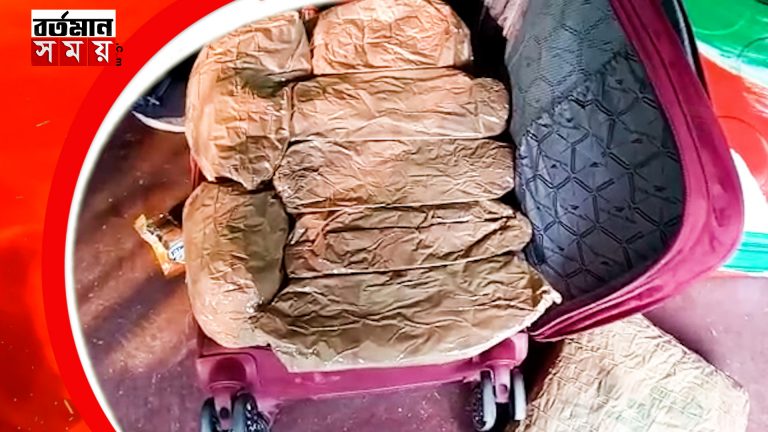 বেলডাঙার এক বাড়িতে তল্লাশি চালিয়ে ৮৭ কেজি গাঁজা উদ্ধার করল পুলিশ।