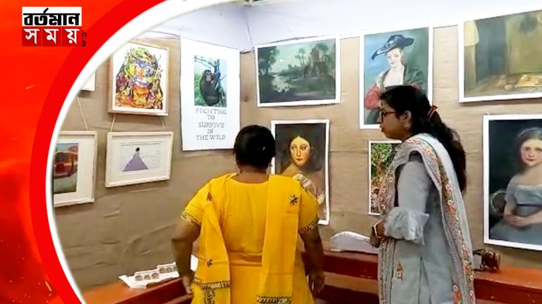 হাওড়ায় নতুন বছরের প্রাক্কালে অঙ্কুর আর্ট স্কুলের বার্ষিক চিত্র প্রদর্শনী