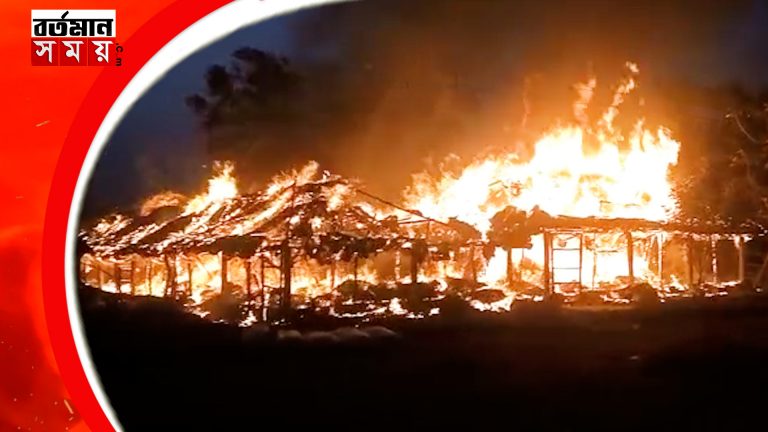 ভয়াবহ অগ্নিকান্ডে পোল্ট্রি ফার্মের আড়াই হাজার মুরগি ছানা ভস্মীভূত।