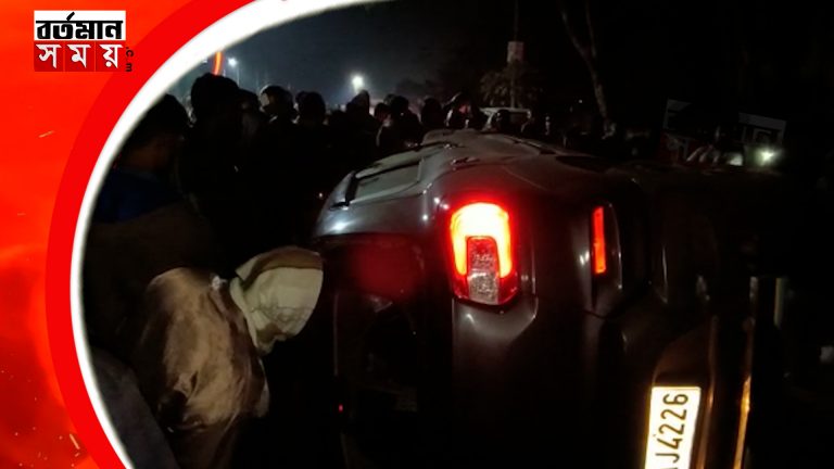 তমলুক মেছেদা রাজ্য সড়কে পথ দুর্ঘটনায় মৃত্যু ১ আহত ৫।