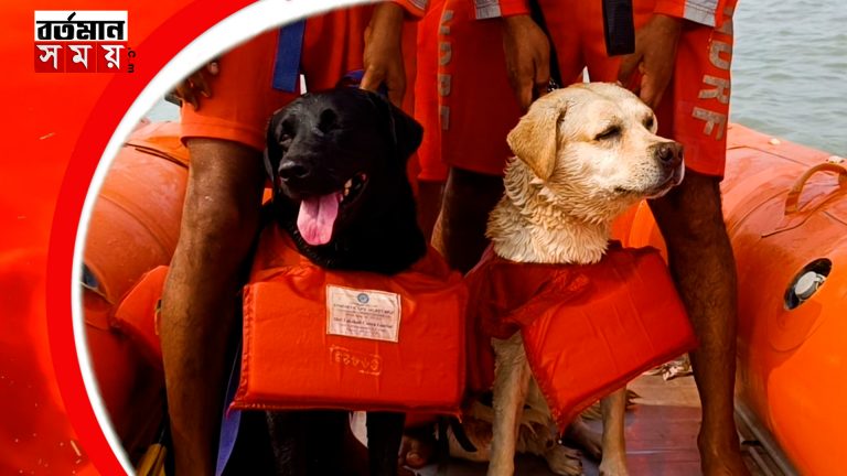 পুণ্যার্থীদের প্রাণ বাঁচাতে এবার গঙ্গাসাগরে লিলি-রোমিও র জুটি