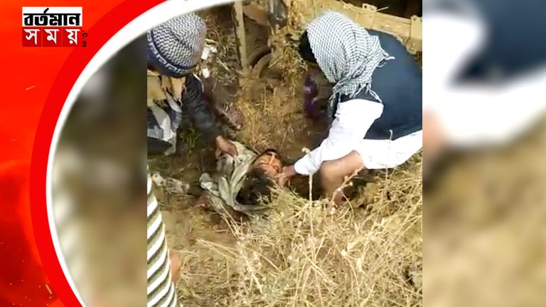 লরির ধাক্কায় মৃত এক বাইক আরোহী।