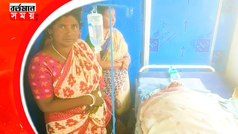 গাজোলে গাড়ির ধাক্কায় গুরুতর আহত এক ব্যক্তি।