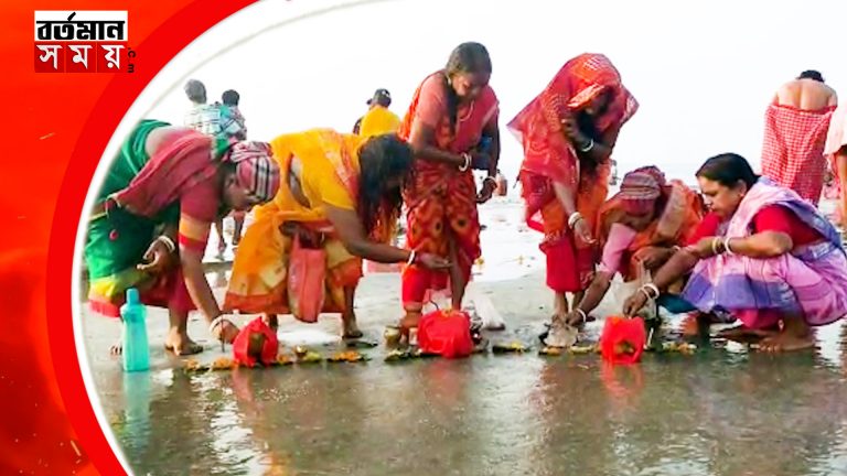 মাঘী পূর্ণিমার পূণ্য স্নানে গঙ্গাসাগরে পুন্যার্থীদের ঢল।