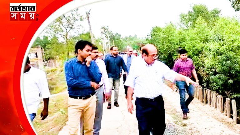সুন্দরবনে নদী বাঁধ পরিদর্শন ও বিপর্যয় মোকাবিলার ওপর জোর দিলেন বিপর্যয় মোকাবিলা দপ্তরের মন্ত্রী জাবেদ আহমেদ খান