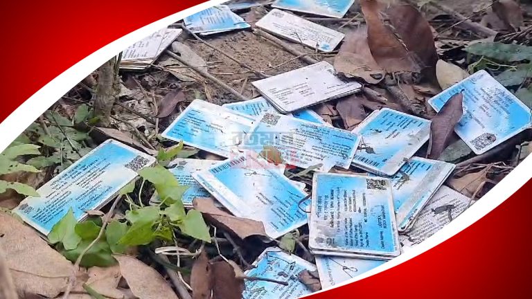 মালদহের মানিকচকে জলাশয় থেকে উদ্ধার শয়ে শয়ে রেশন কার্ড।