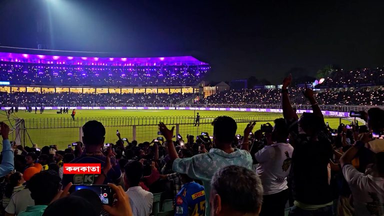 ঘরের মাঠে এ মরশুমে এটাই শেষ ম্যাচ ছিল কলকাতা নাইট রাইডার্সের।