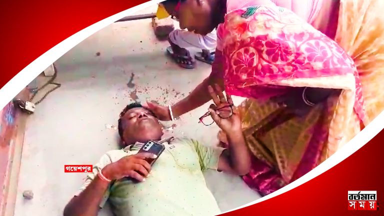 গয়েশপুরে বিজেপির সাধারণ সম্পাদককে বাঁশ-লাঠি-রড দিয়ে বেধরক মারধরের অভিযোগ তৃণমূলের বিরুদ্ধে।