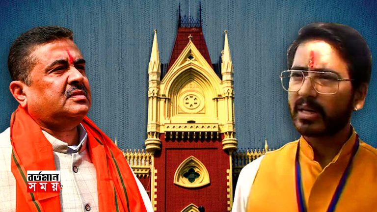 পুলিশি অভিযানের বিরুদ্ধে কলকাতা হাইকোর্টের দ্বারস্থ শুভেন্দু অধিকারী ও হিরণ চট্টোপাধ্যায়।