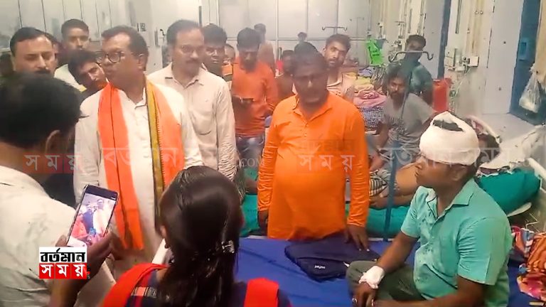 বিজেপি করার অপরাধে, বিজেপি কর্মীকে বেধড়ক মারধরের অভিযোগ তৃণমূলের বিরুদ্ধে।