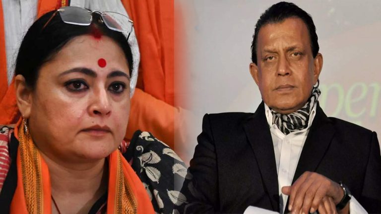 অগ্নিমিত্রা পালের প্রচারে বাধা, মিঠুন চক্রবর্তীর রোড শো -এ ইট-বোতল বৃষ্টি।