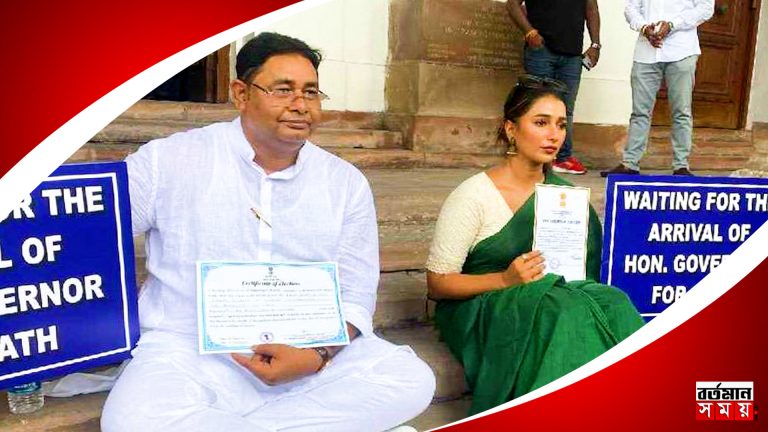 ২ তৃণমূল বিধায়কের শপথ অসংবিধানিক !সায়ন্তিকা এবং রেয়াতকে চিঠি পাঠালেন রাজ্যপাল।