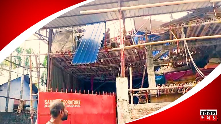 শিলিগুড়িতে অবৈধভাবে তৈরি ডেকোরেটরের গোডাউন ভেঙে দিল পুরনিগম।
