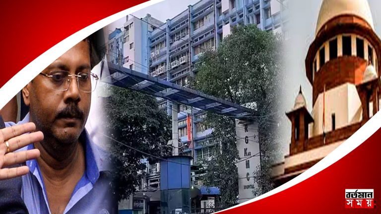 আদালত চত্বরে চোর স্লোগানের এর পর সন্দীপ ঘোষকে লক্ষ্য করে ছোড়া হলো চটি।