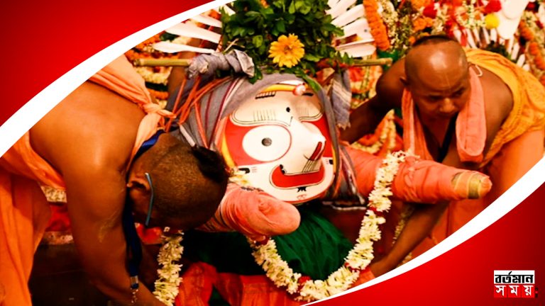 রথে উঠলো জগন্নাথ-বলরাম-সুভদ্রাকে, রশিতে টান দিতে দিঘায় জনসমুদ্র।
